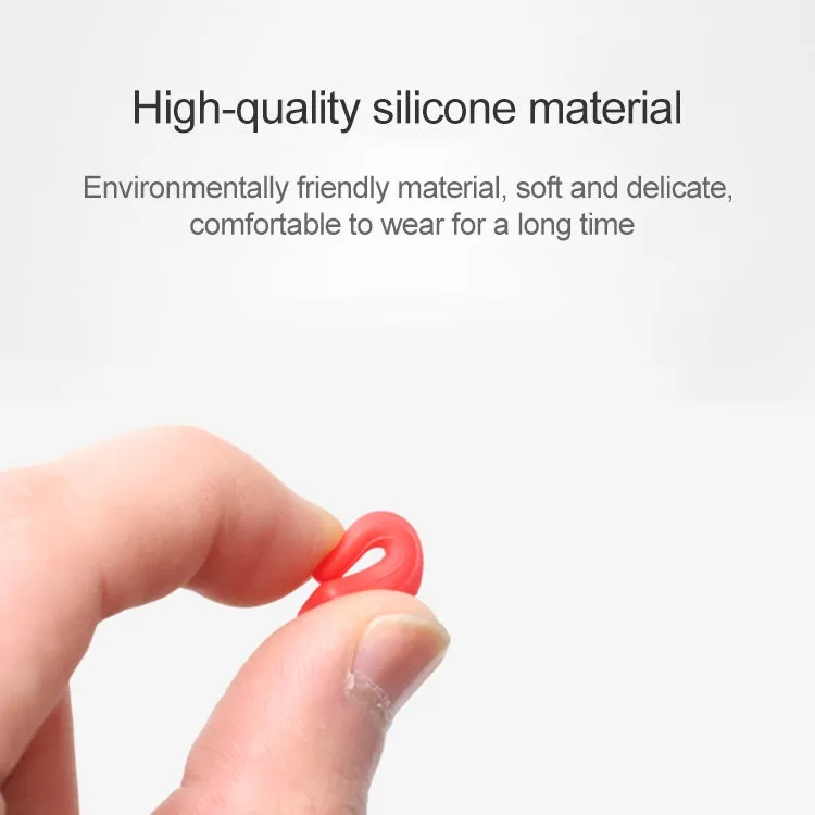 10 Pairs Glasses Non-slip Cover Ear Support Glasses Foot Silicone Non-slip Sleeve(Dark Blue)