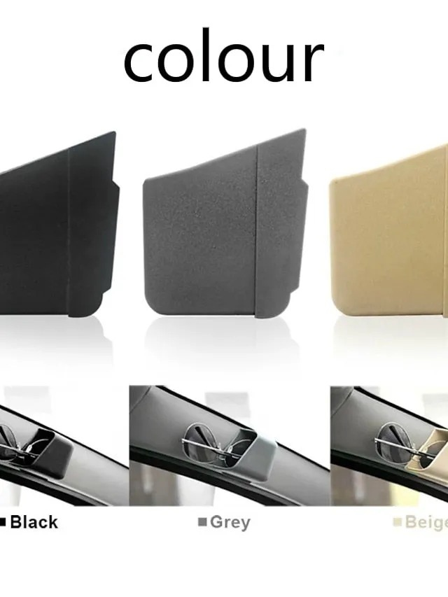 2Pcs Universal Car Auto Accessories Glasses Organizer Storage Box Holder