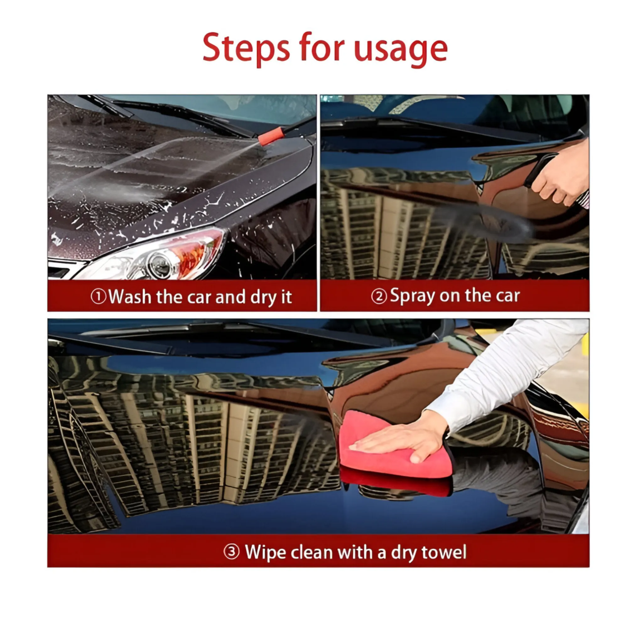 500ml Synthetic Nano Coating Spray – Durable Vehicle Surface Sealer  JG20375196