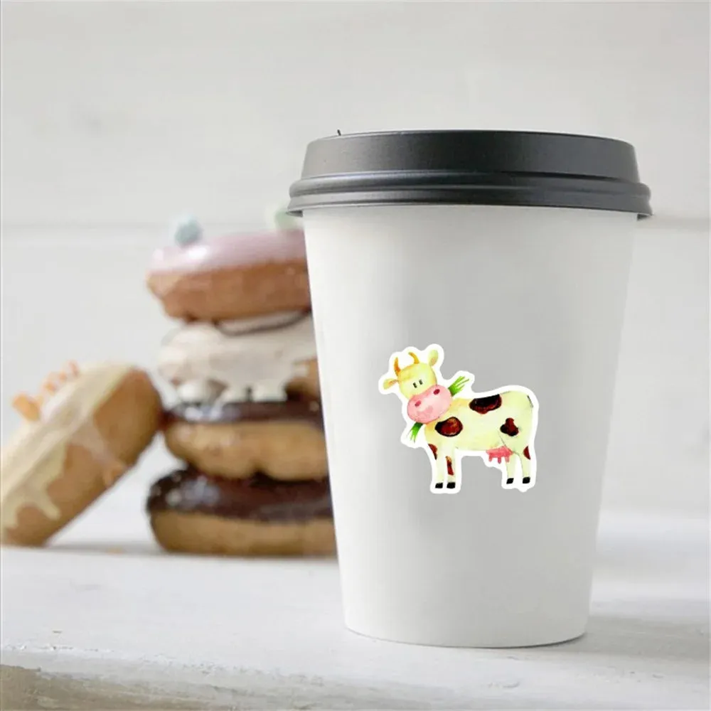 Adorable Cartoon Animal Farm Stickers - Fun & Versatile Packs!