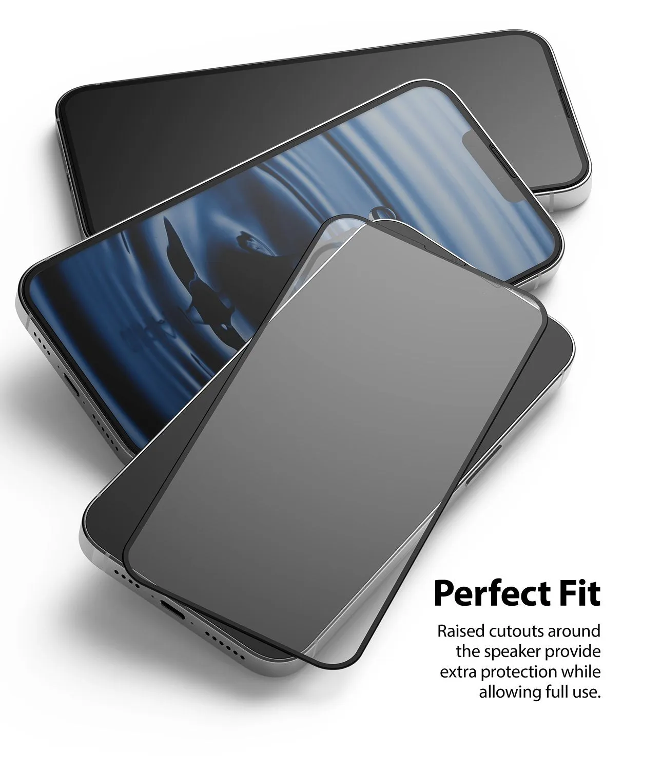 Apple iPhone 14 Plus / 13 Pro Max Screen Protector| Invisible Defender Full Coverage| Black