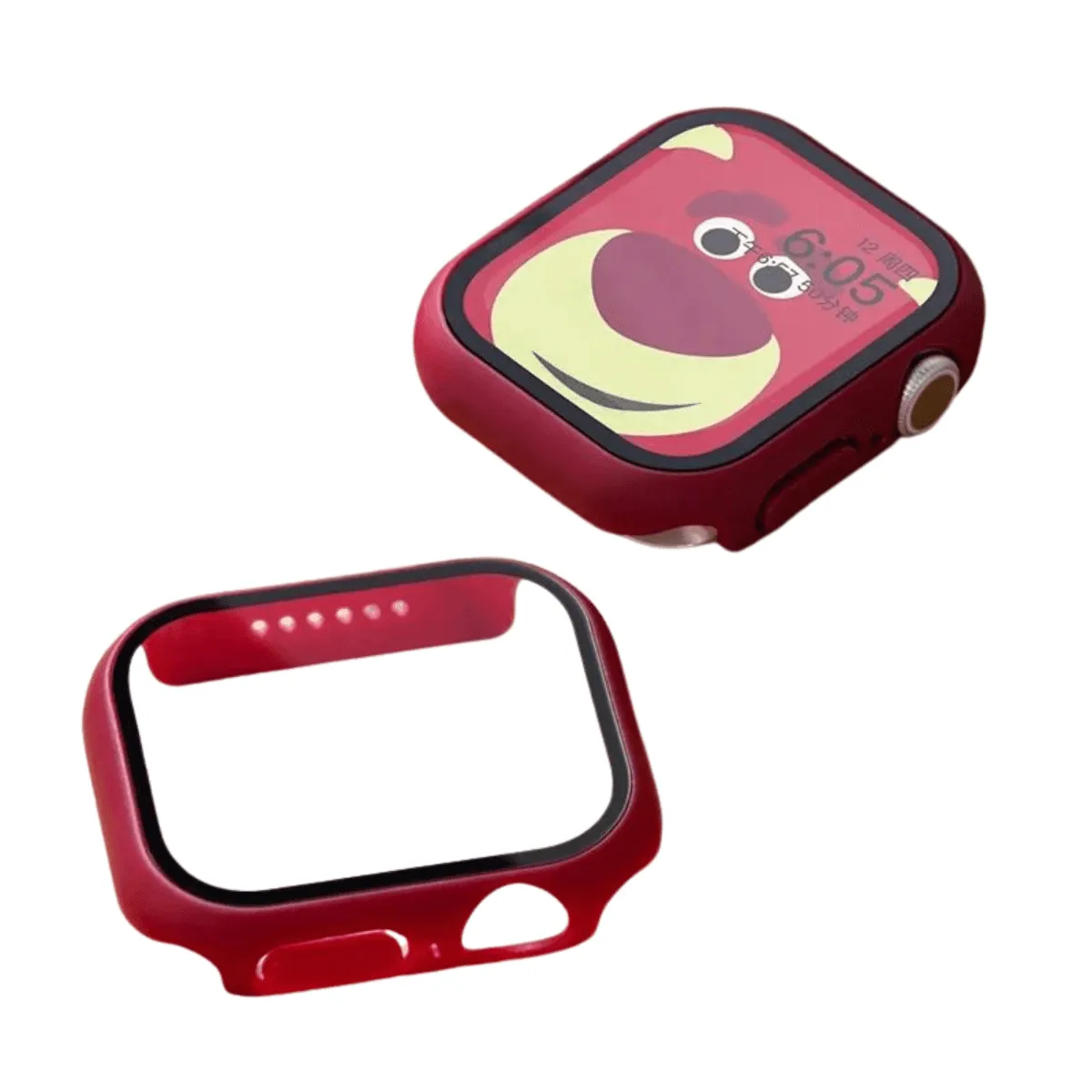 Apple Watch Case, Full Coverage Matte Hard Protector for Series 4-9 & SE, Durable Plastic Snap-On Design