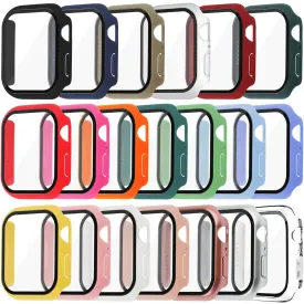 Apple Watch Case, Full Coverage Matte Hard Protector for Series 4-9 & SE, Durable Plastic Snap-On Design