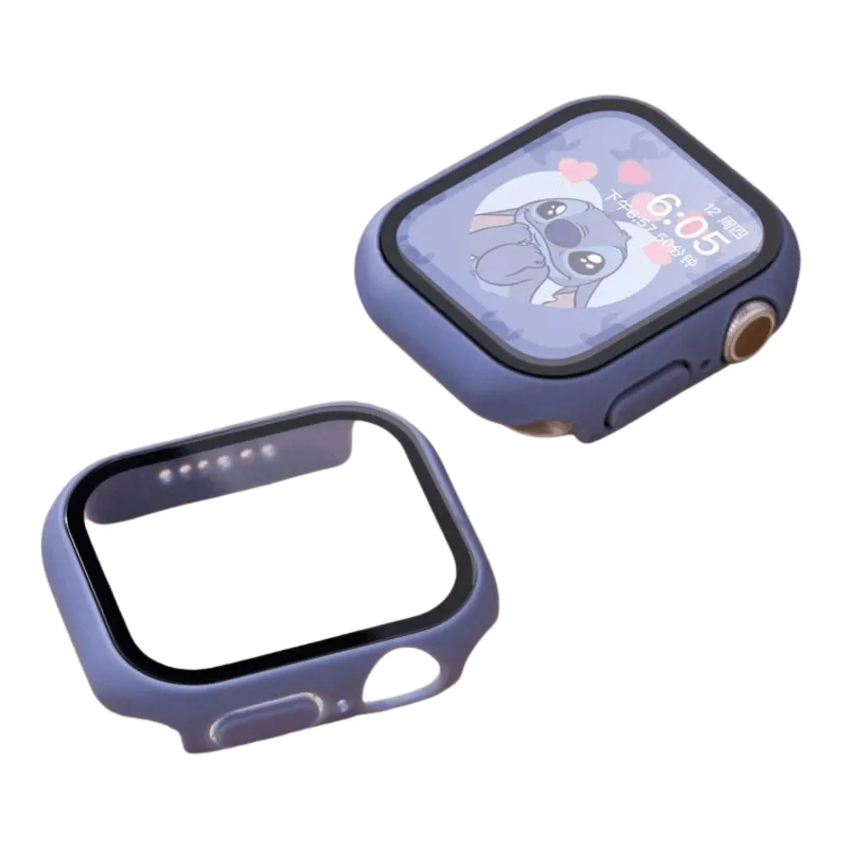 Apple Watch Case, Full Coverage Matte Hard Protector for Series 4-9 & SE, Durable Plastic Snap-On Design