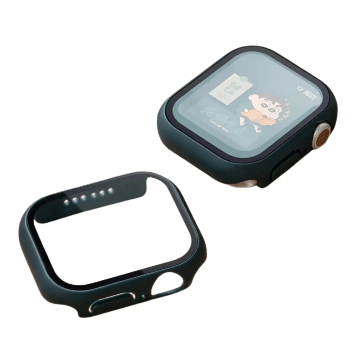 Apple Watch Case, Full Coverage Matte Hard Protector for Series 4-9 & SE, Durable Plastic Snap-On Design