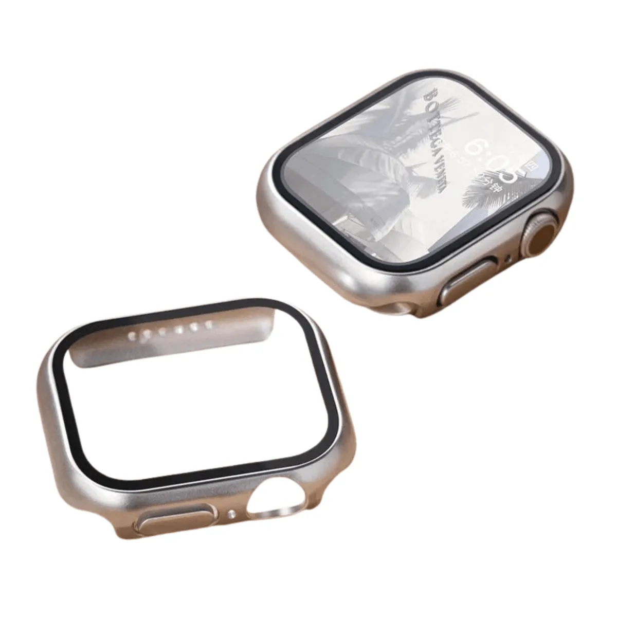 Apple Watch Case, Full Coverage Matte Hard Protector for Series 4-9 & SE, Durable Plastic Snap-On Design