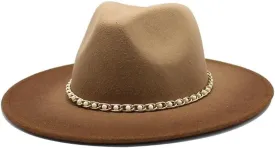 Autumn and Winter Wool Top Hat, Spray Pain Gradient Felt Hat Large Brim Jazz Hat, Two-Color British Hat Luopan Caps & Hats Autumn and Winter Wool Top Hat, Spray Pain Gradient Felt Hat Large Brim Jazz Hat, Two-Color British Hat Luopan Caps & Hats