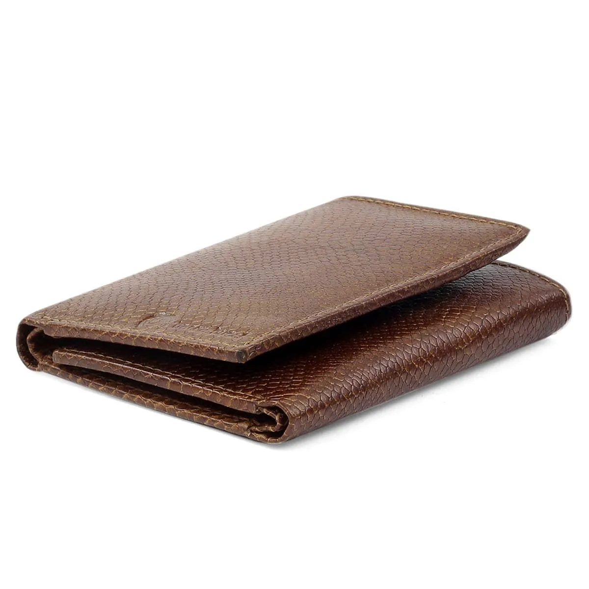 Bacca Bucci Leather Series Trifold Wallet for Men - Soft Genuine Leather