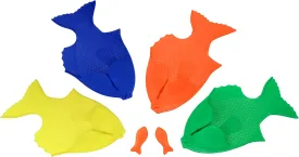 Backyard Bass Casting Game for Teaching Kids to cast |Angler Educator Set Includes 16 Fish and 20 Casting Plugs