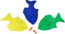 Backyard Bass Casting Game for Teaching Kids to cast | Starter Set Includes 3 Fish and 2 Casting Plugs