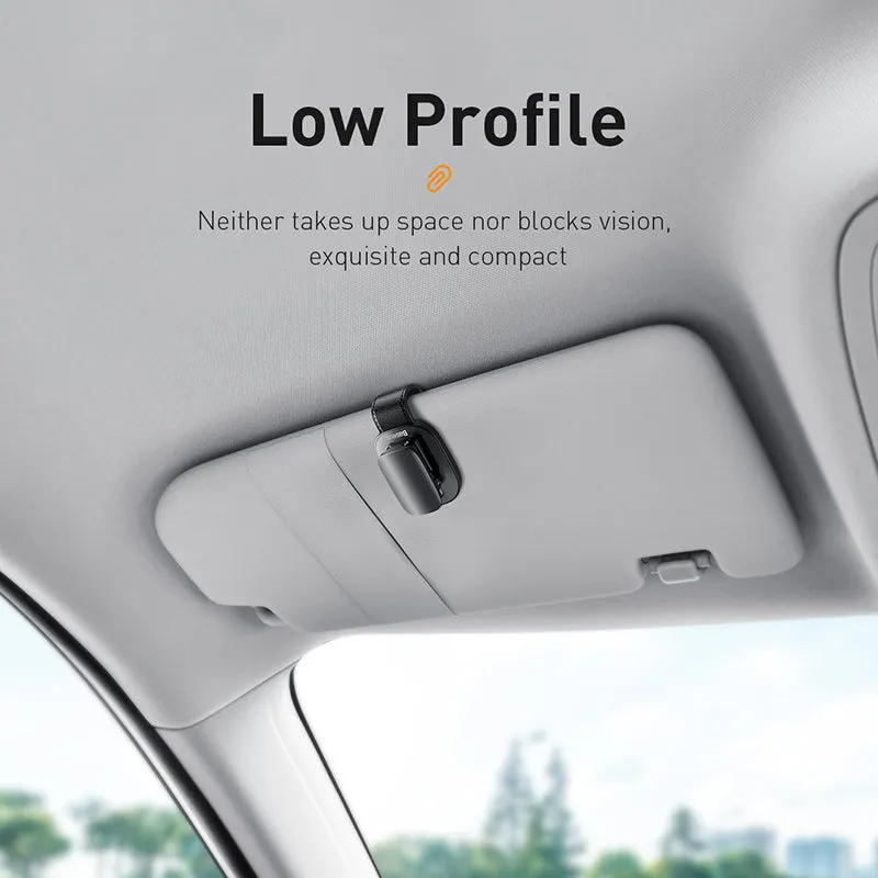 Baseus Platinum Vehicle Eyewear Clip Sunglasses Holder For Car Clamp Type ACYJN-B01