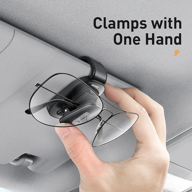 Baseus Platinum Vehicle Eyewear Clip Sunglasses Holder For Car Clamp Type ACYJN-B01