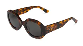 BAT1-11 Brown Acetate Geometric Glasses for Unisex