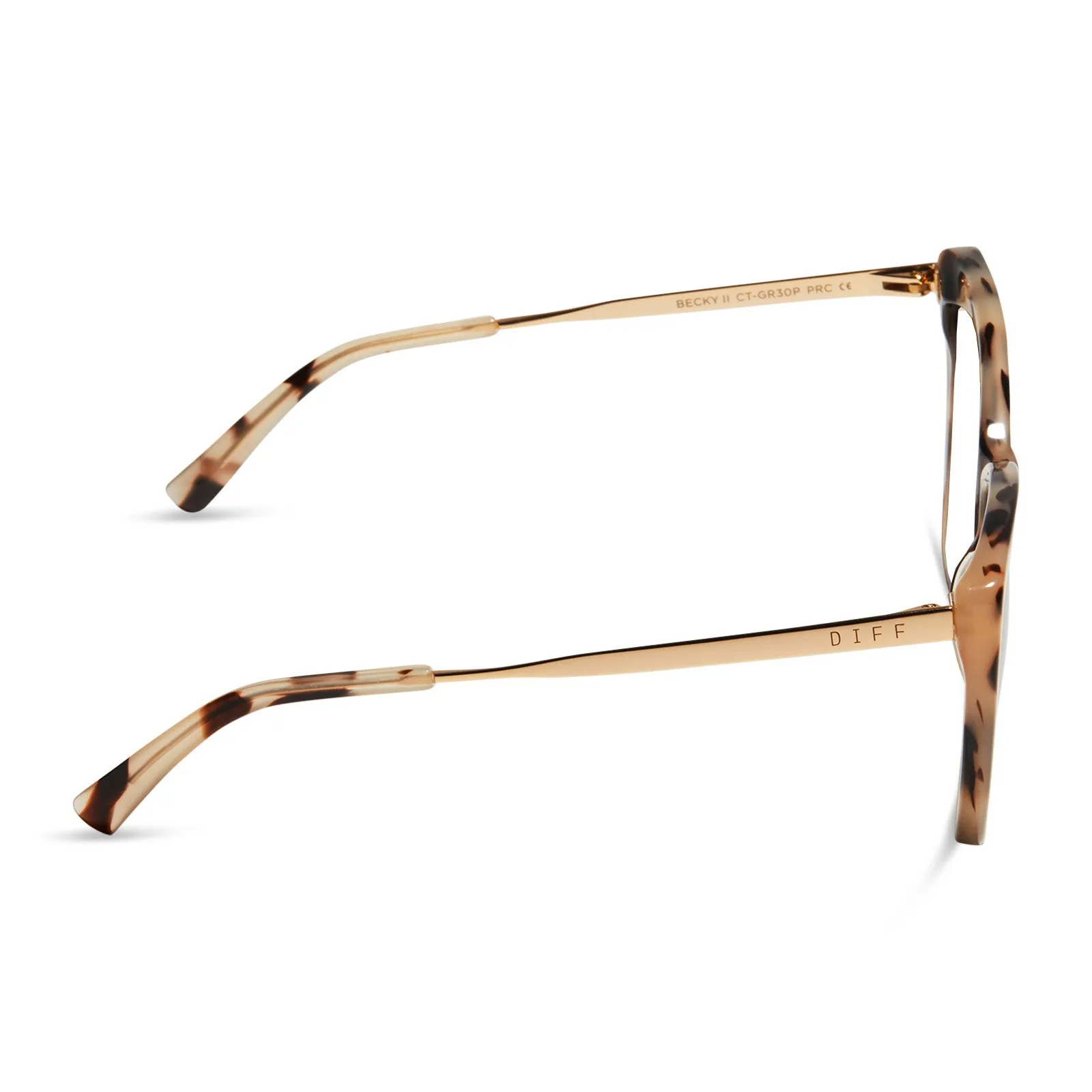 BECKY II - CREAM TORTOISE   PRESCRIPTION GLASSES