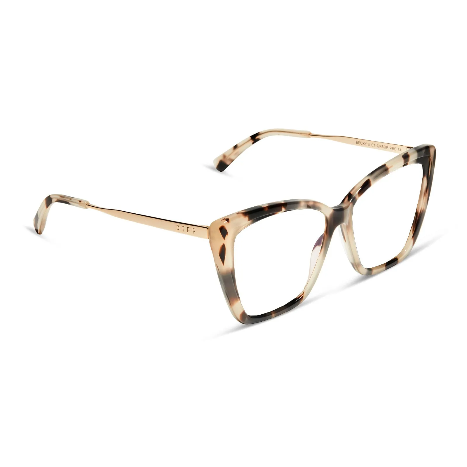 BECKY II - CREAM TORTOISE   PRESCRIPTION GLASSES