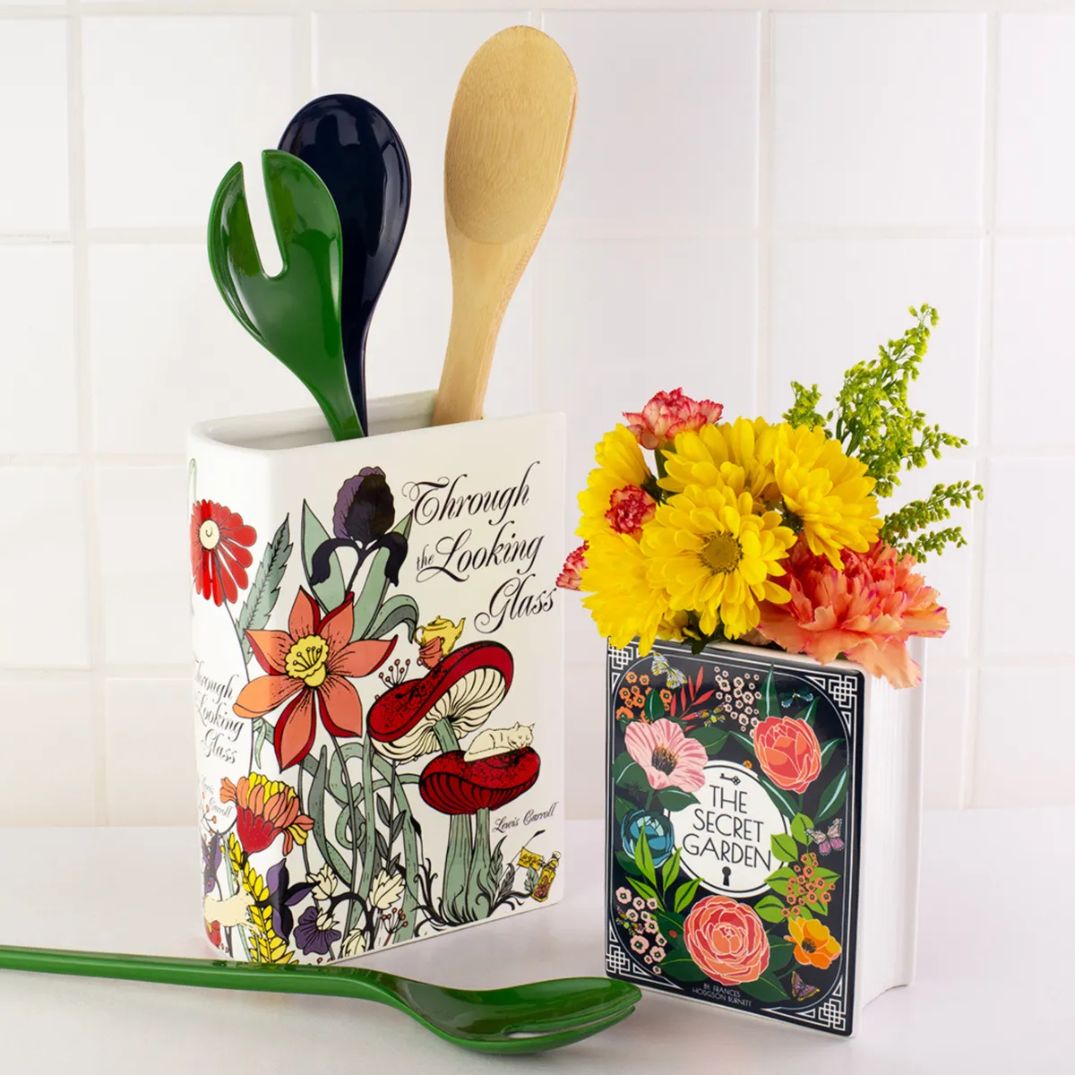 Book Vase, Through the Looking Glass