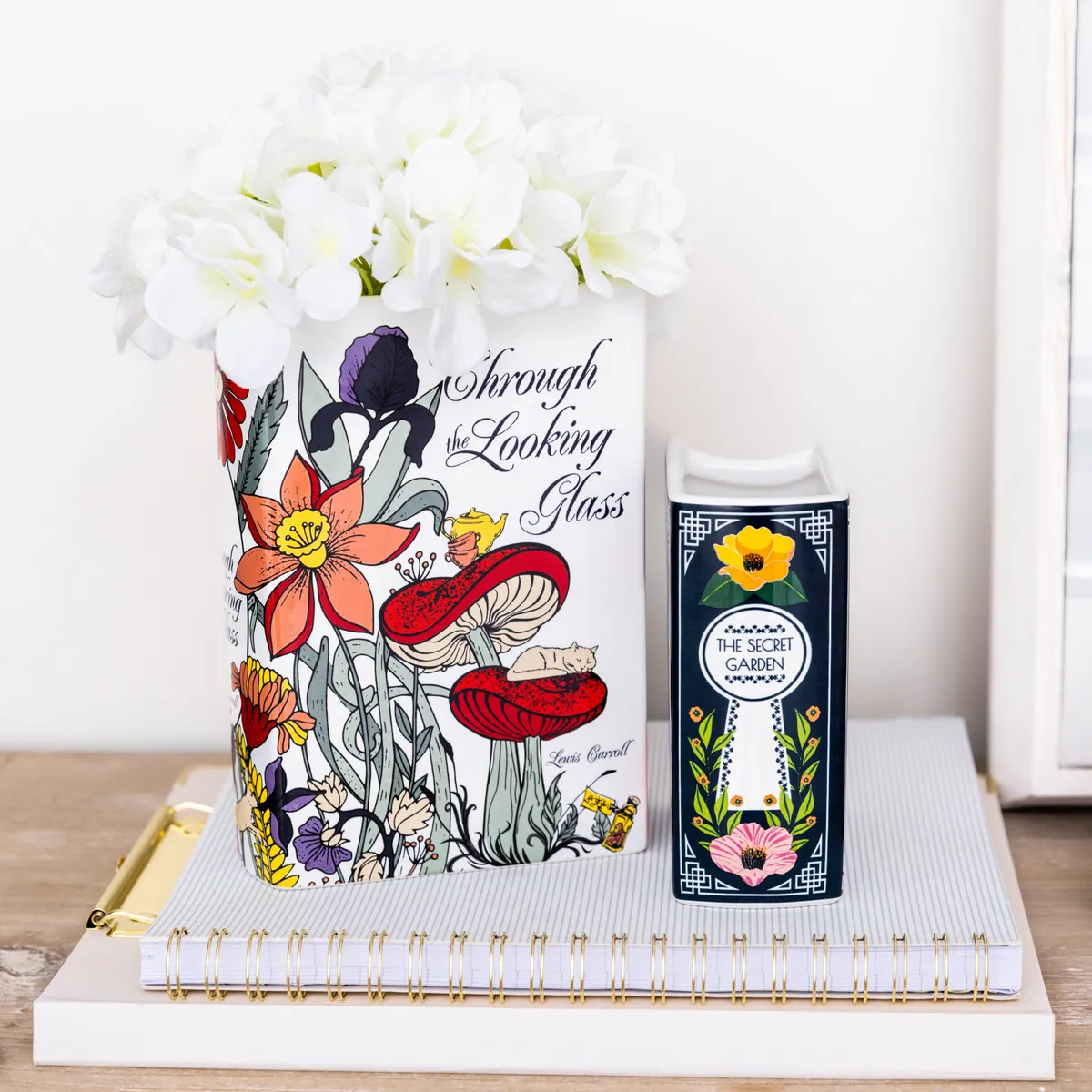 Book Vase, Through the Looking Glass