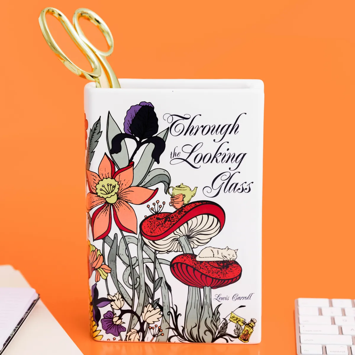 Book Vase, Through the Looking Glass