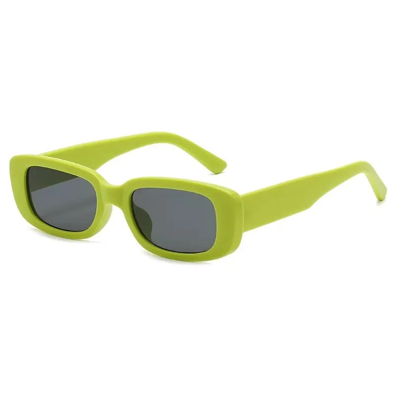 Candy Color Rectangle Sun Glasses