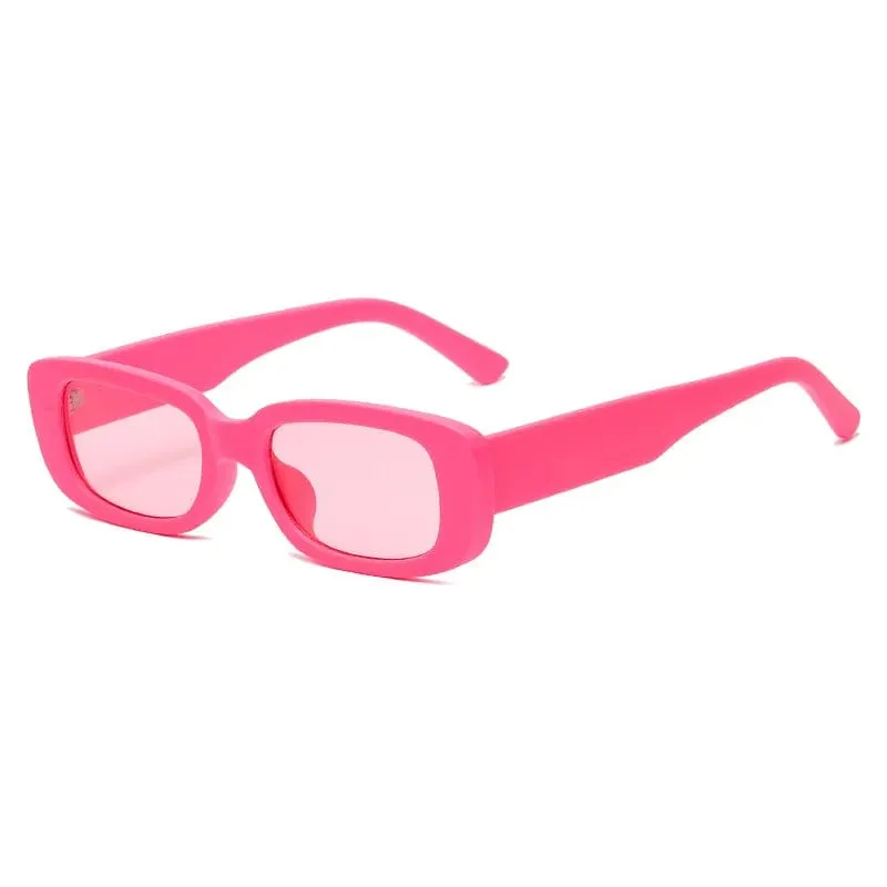 Candy Color Rectangle Sun Glasses