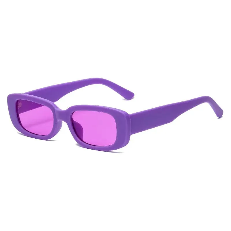 Candy Color Rectangle Sun Glasses