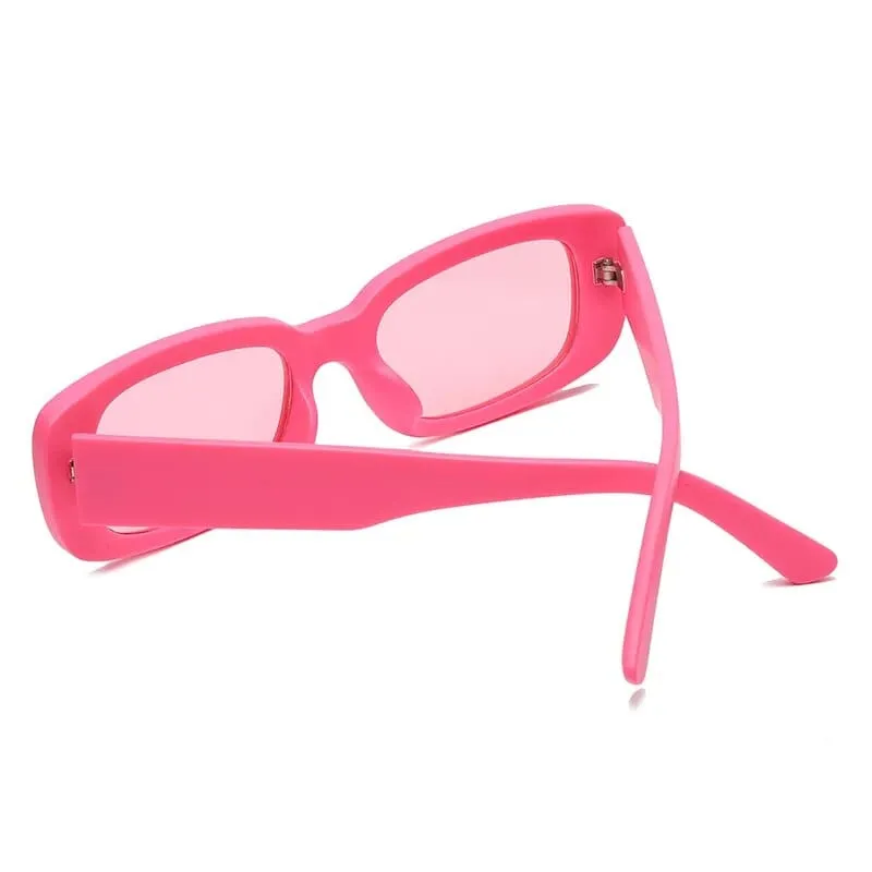 Candy Color Rectangle Sun Glasses