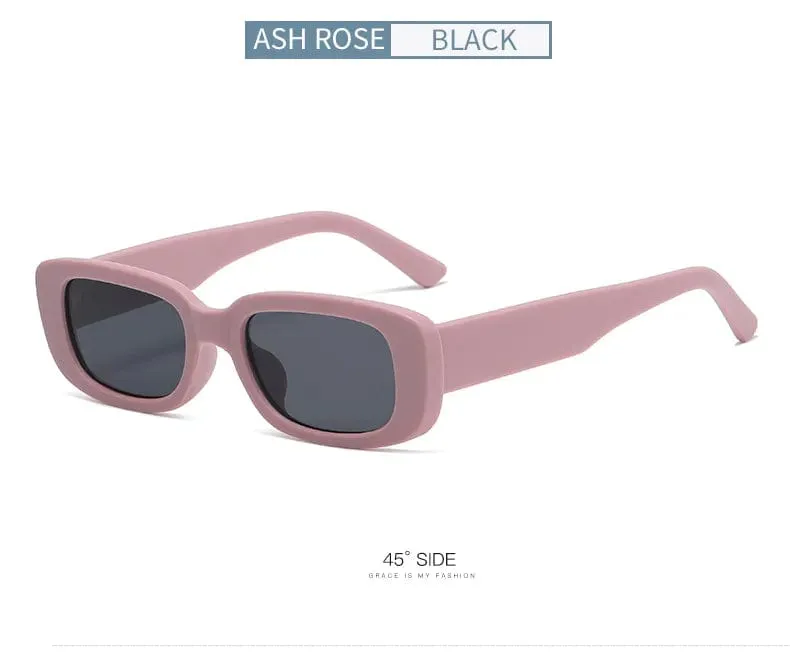Candy Color Rectangle Sun Glasses