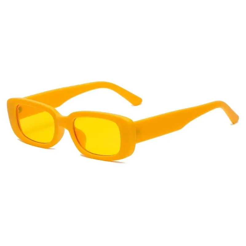 Candy Color Rectangle Sun Glasses