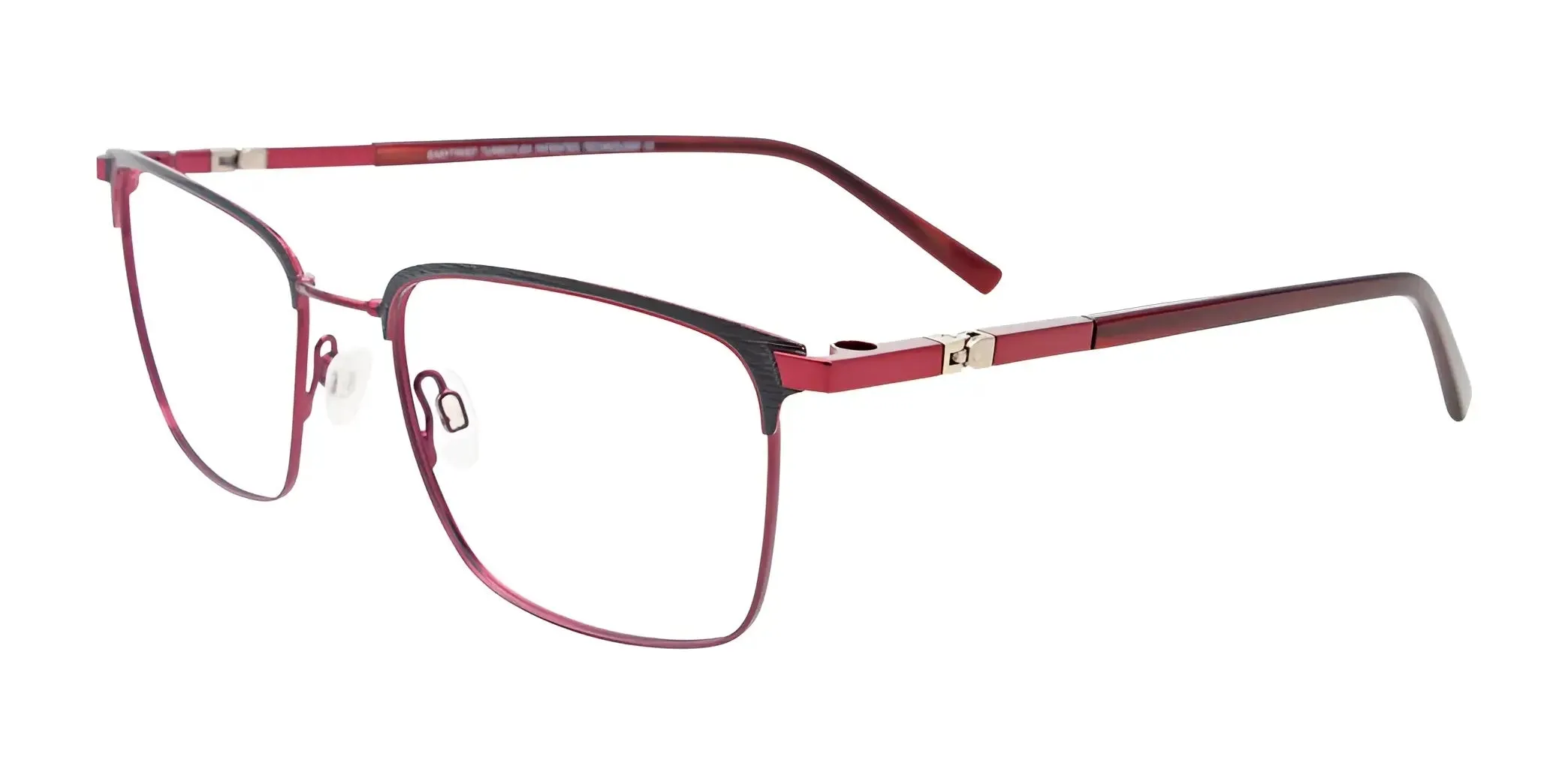 Clip & Twist CT277 Eyeglasses with Clip-on Sunglasses | Size 55