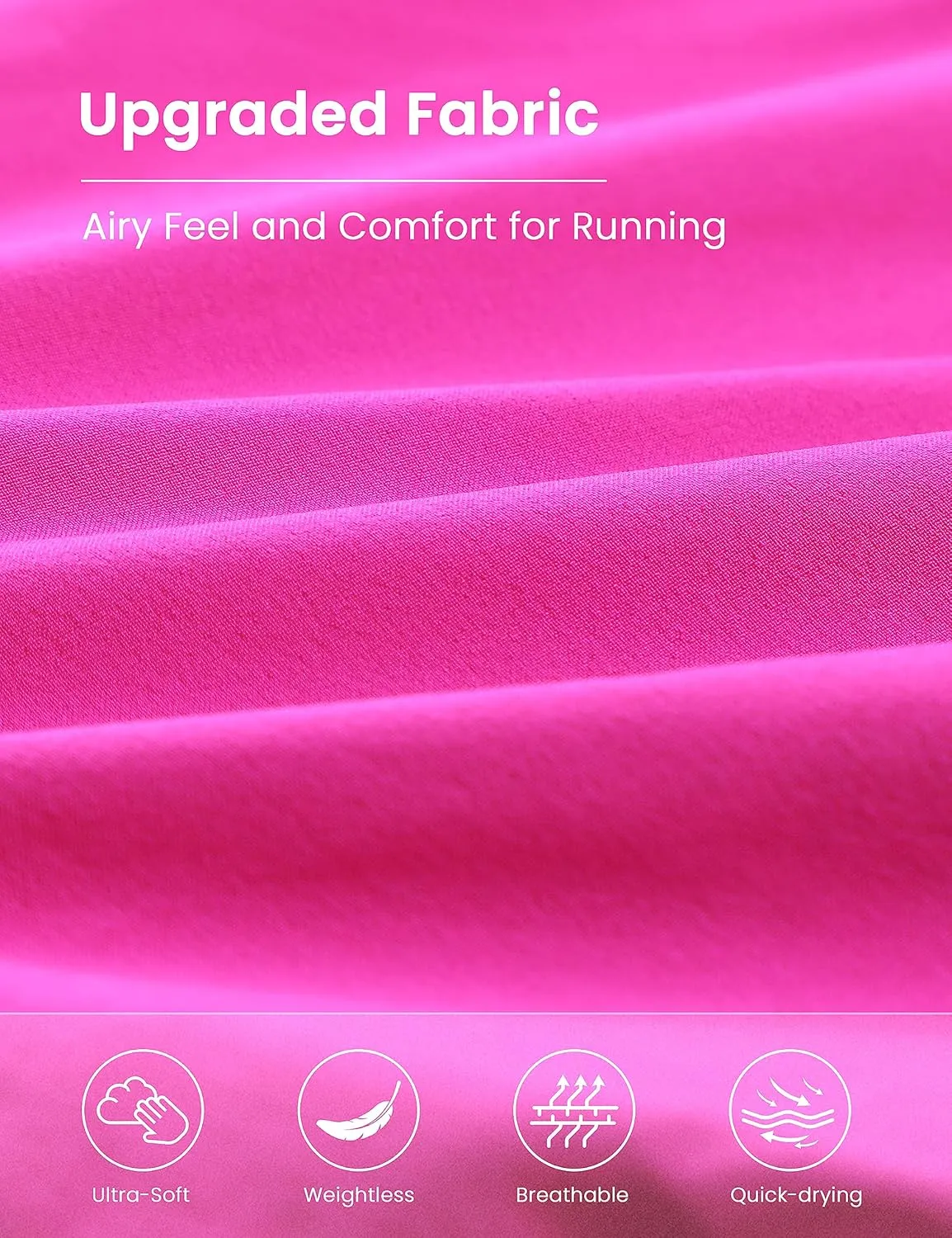 CRZ YOGA High Waisted Running Shorts for Women 3" - Split Breathable for Athletic Tennis Gym Workout with Pockets