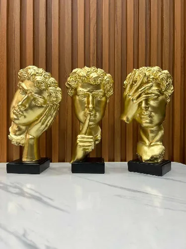 Curly Hair Gent Decor (Per One)