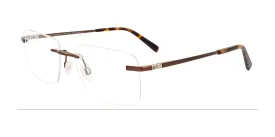 EasyClip EC571 Eyeglasses with Clip-on Sunglasses | Size 54