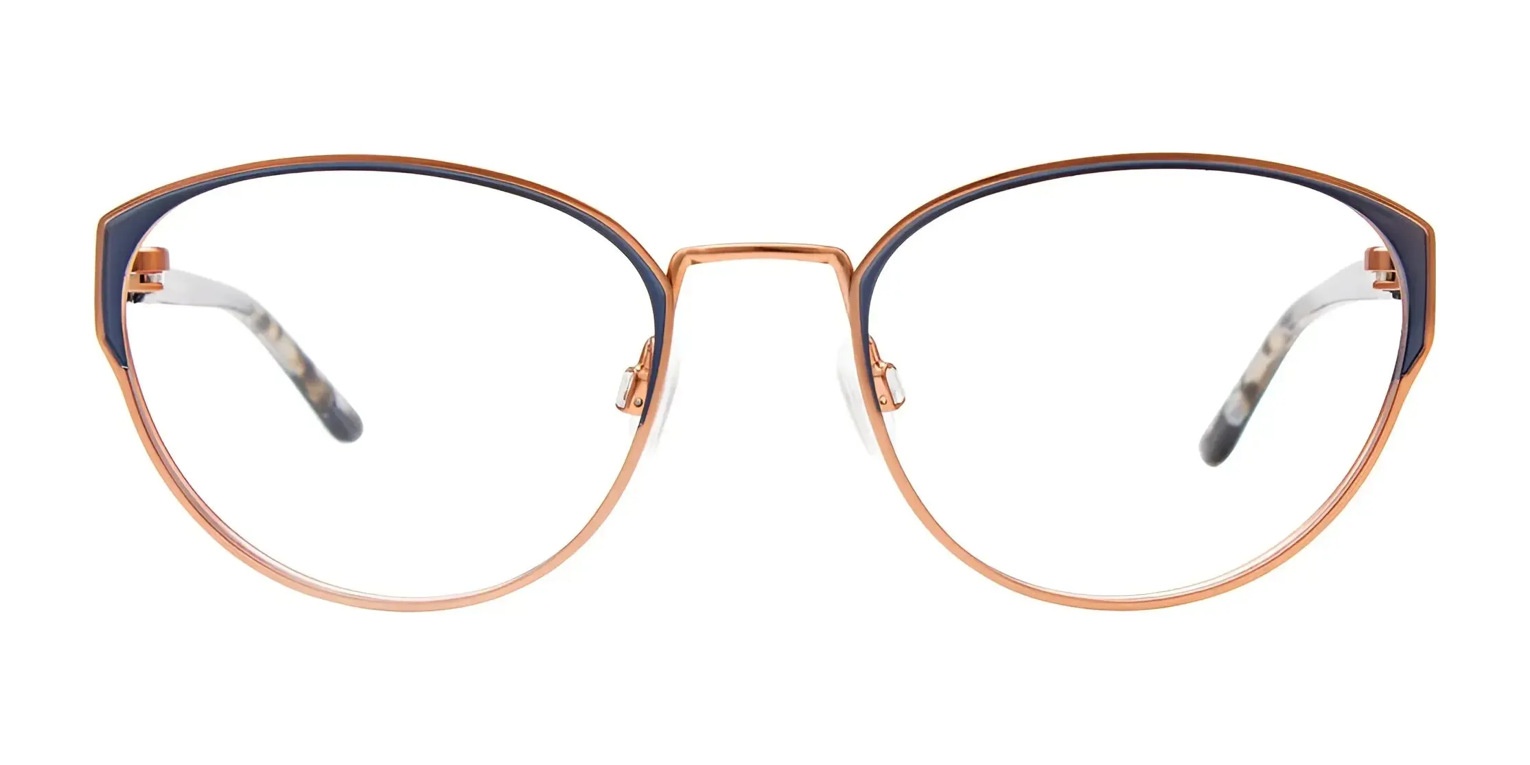 EasyClip EC603 Eyeglasses with Clip-on Sunglasses | Size 55