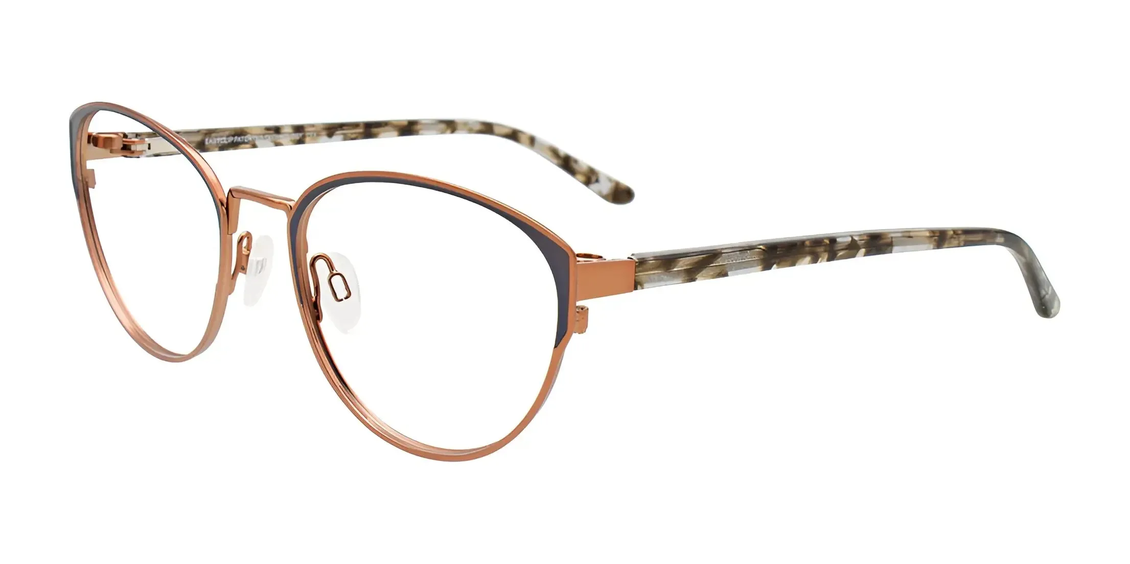 EasyClip EC603 Eyeglasses with Clip-on Sunglasses | Size 55