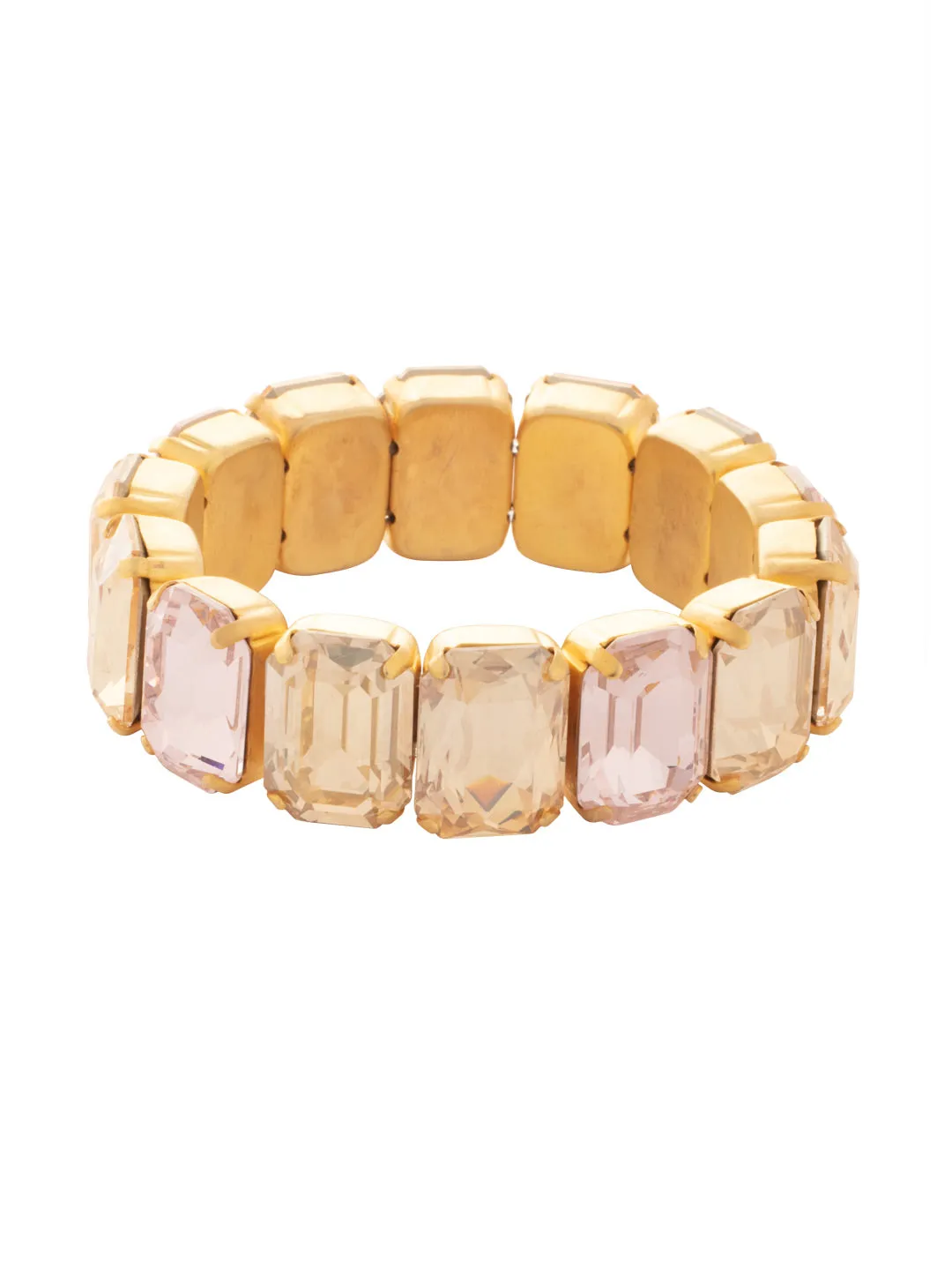 Emerald Cut Stretch Bracelet - 4BFF70MGGGO