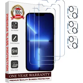 Entronix Case Screen Protector Bundle with Camera Cover Designed for Apple iPhone 14 Plus Clear 9H Hardness,Bubble Free Easy Install, 3 PACK