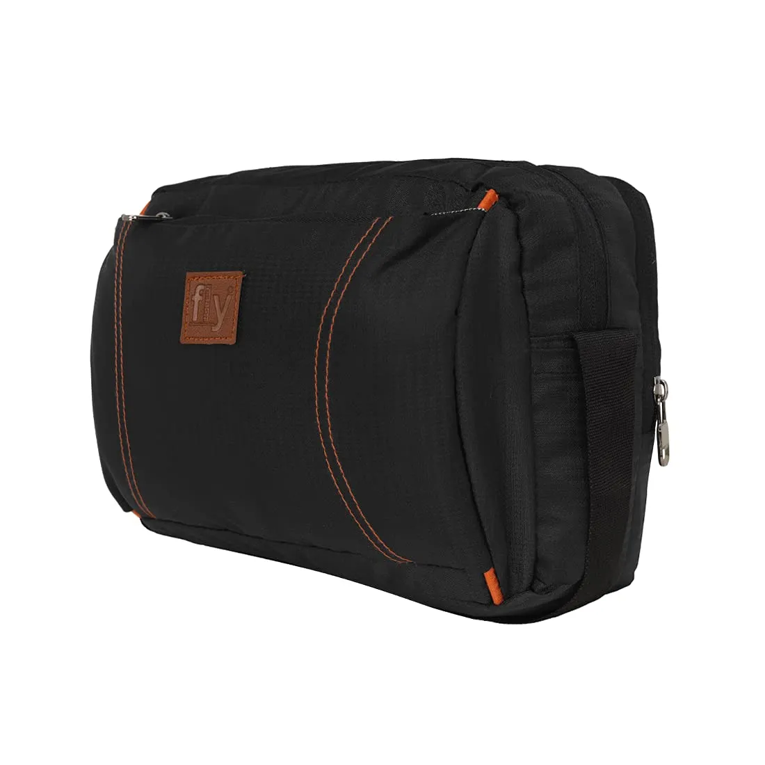 Fly Fashion Nylon Sling Bag for Men Cross Body Travel Office Business Messenger one Side Shoulder Bag for Men and Women - Black