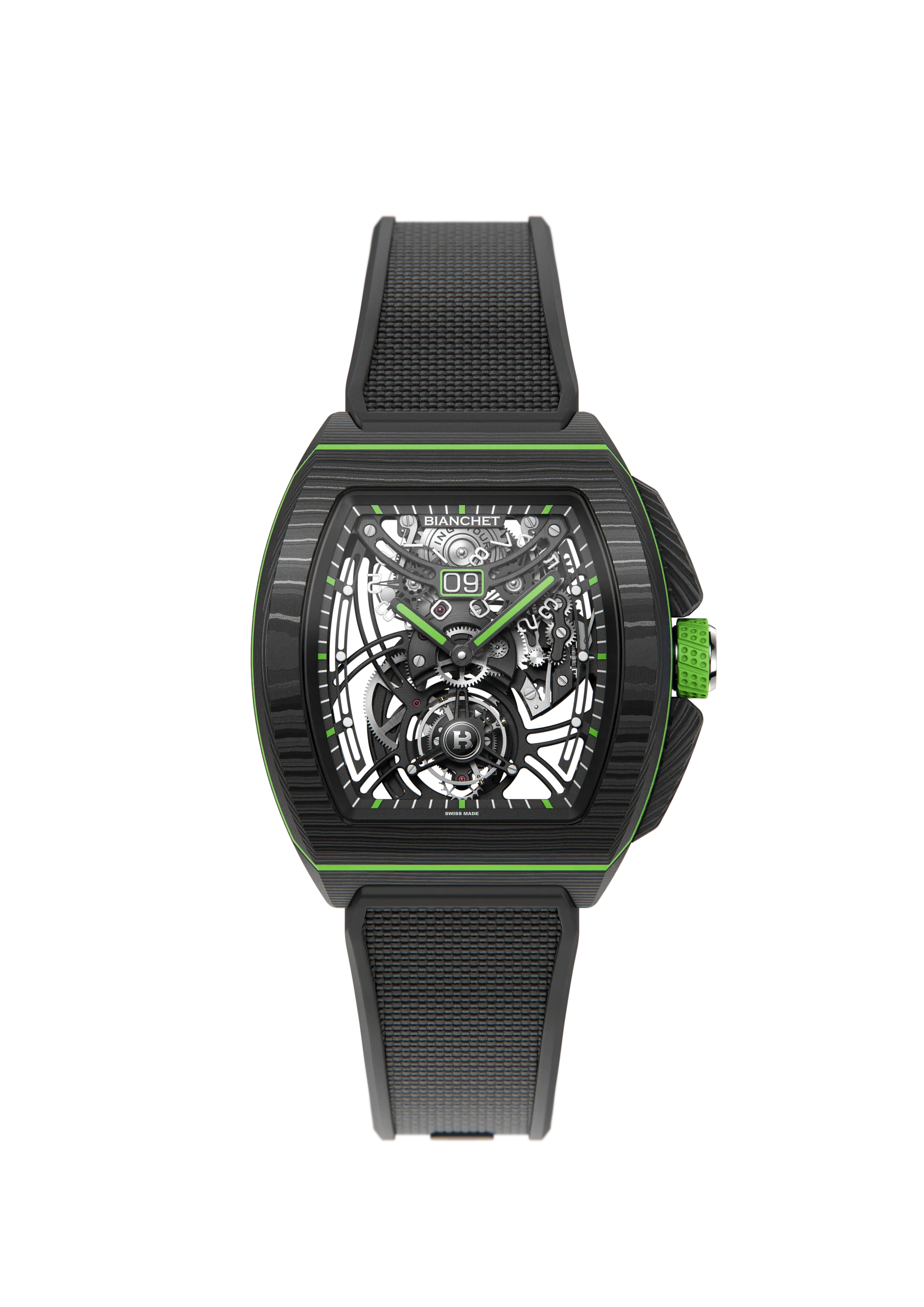 Flying Tourbillon Grande Date B 1.618 Carbon Lime