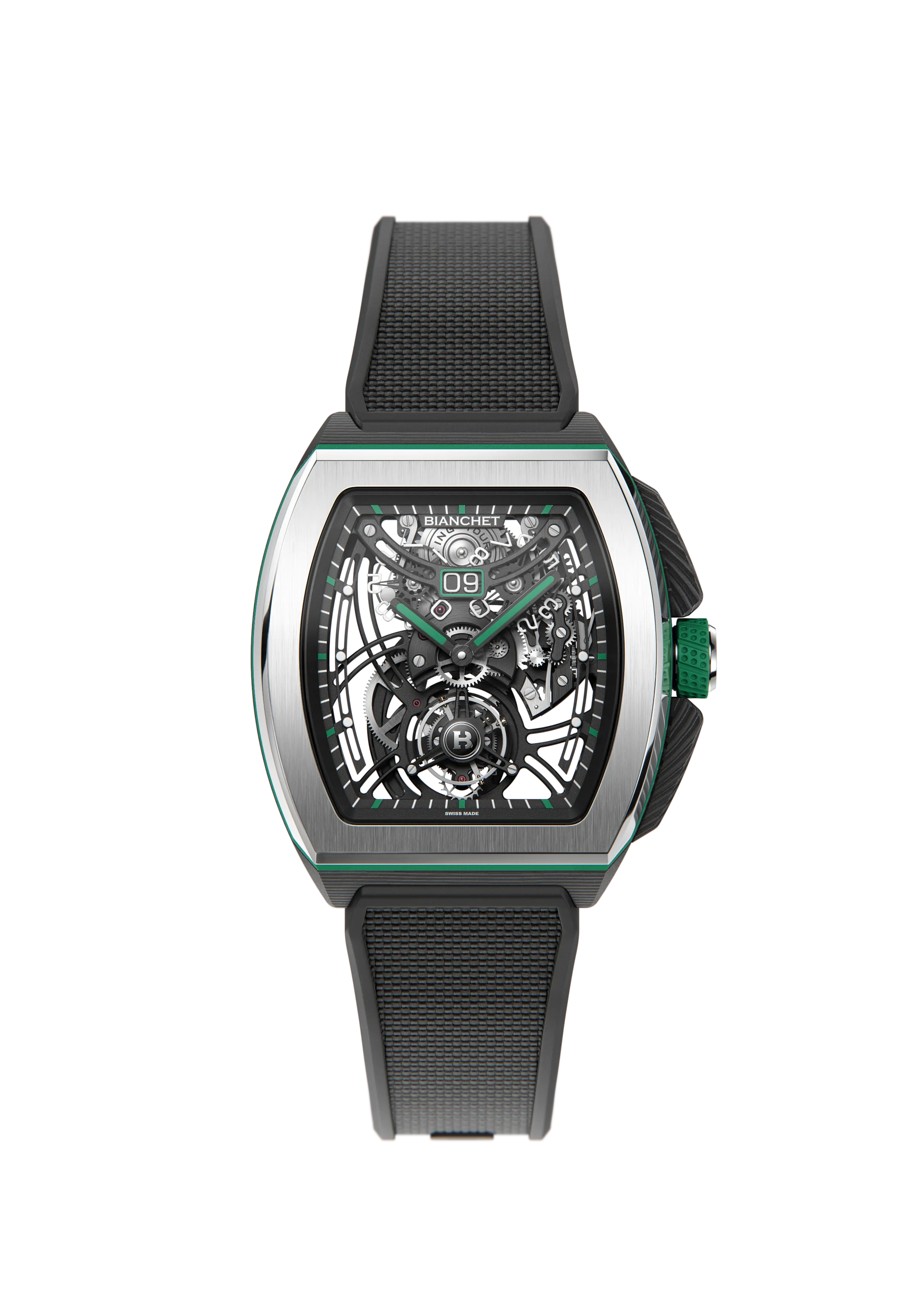 Flying Tourbillon Grande Date B 1.618 Hybrid Green