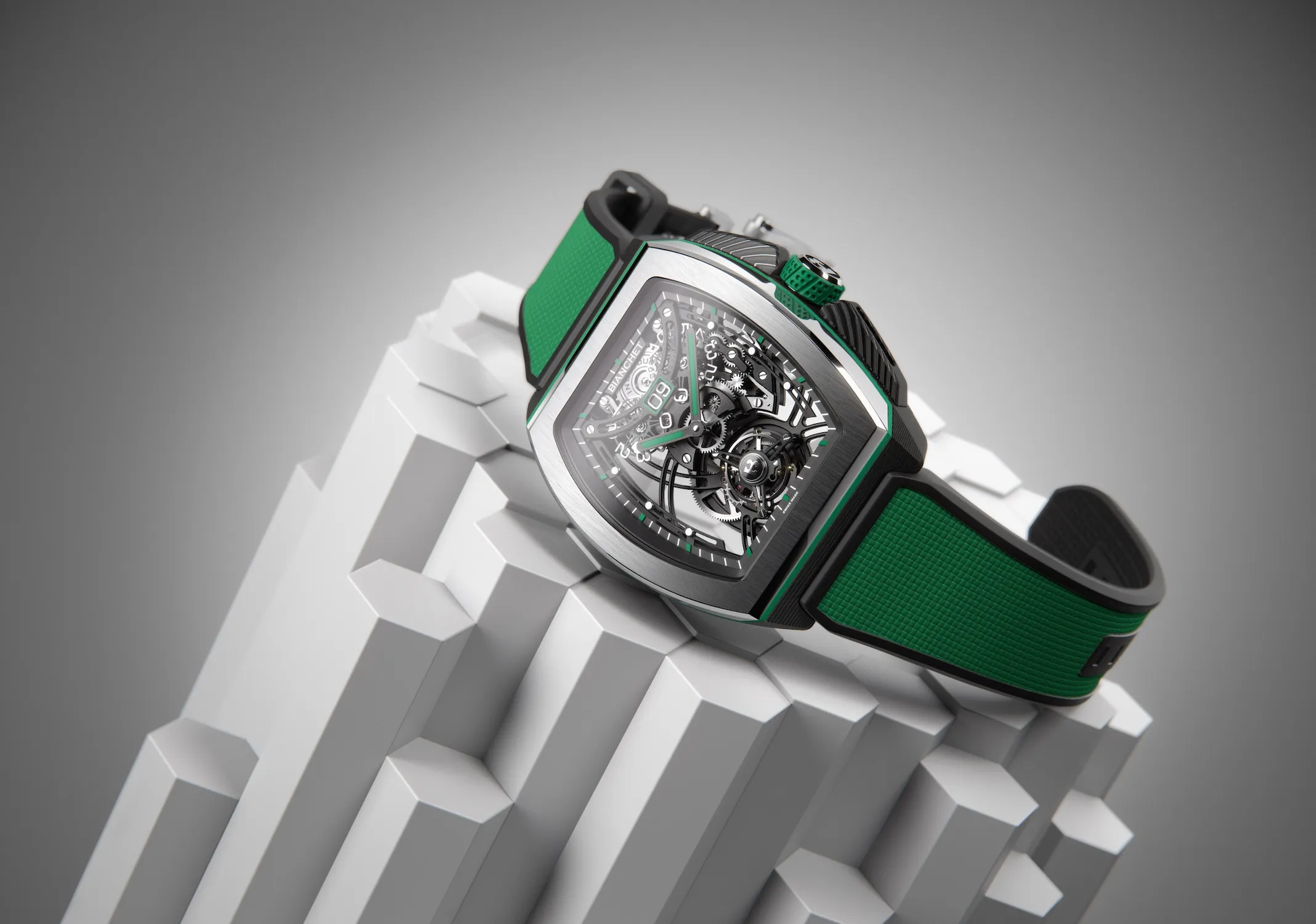 Flying Tourbillon Grande Date B 1.618 Hybrid Green