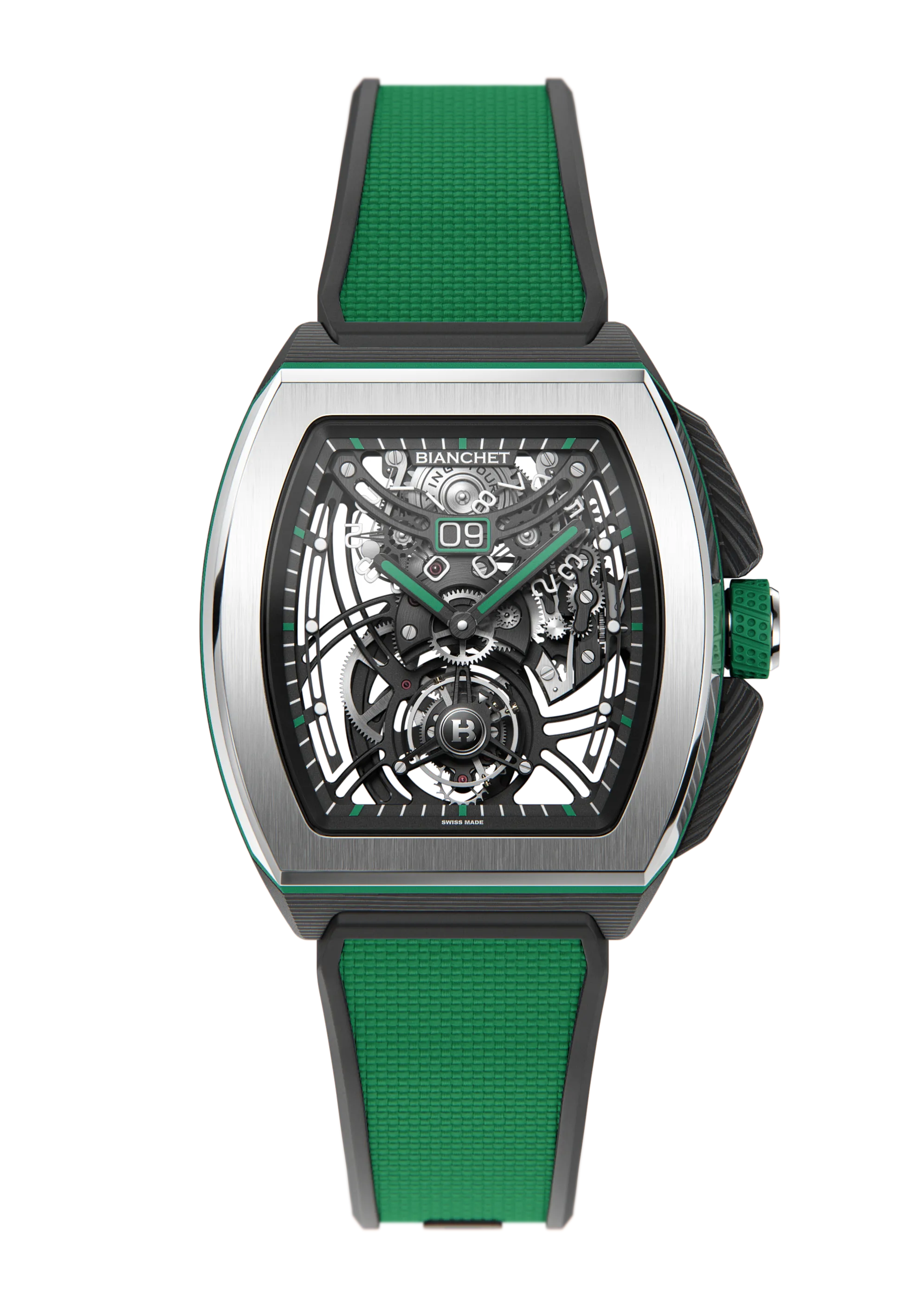 Flying Tourbillon Grande Date B 1.618 Hybrid Green