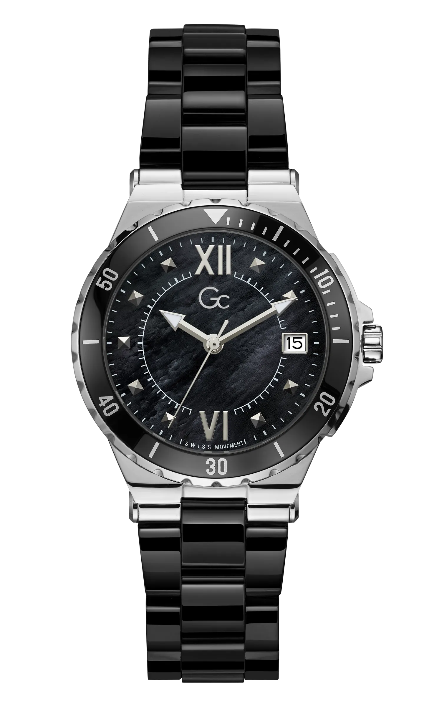 GC Ladies Wrist Watch Black - Y42002L2Mf