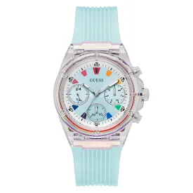 Guess Women 39 mm Blue Dial Analog Watch- GW0438L8