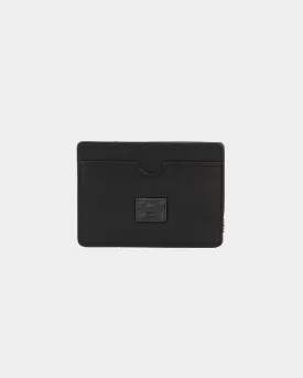 Herschel Bag Co. Charlie Leather RFID Wallet Black