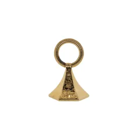Hollow Engraved Victorian Watch Fob Charm