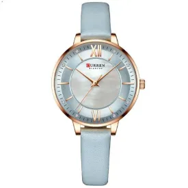 Ladies Watches Fashion Women: Quartz Waterproof Watch With Leather Strap | Stylish 35mm Dial