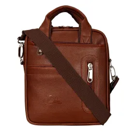 Leather World PU Leather Unisex Spacious Crossbody Sling Bag