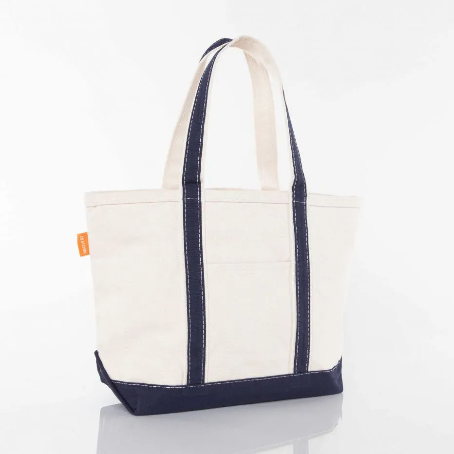Medium Canvas Boat Tote-Various Colors