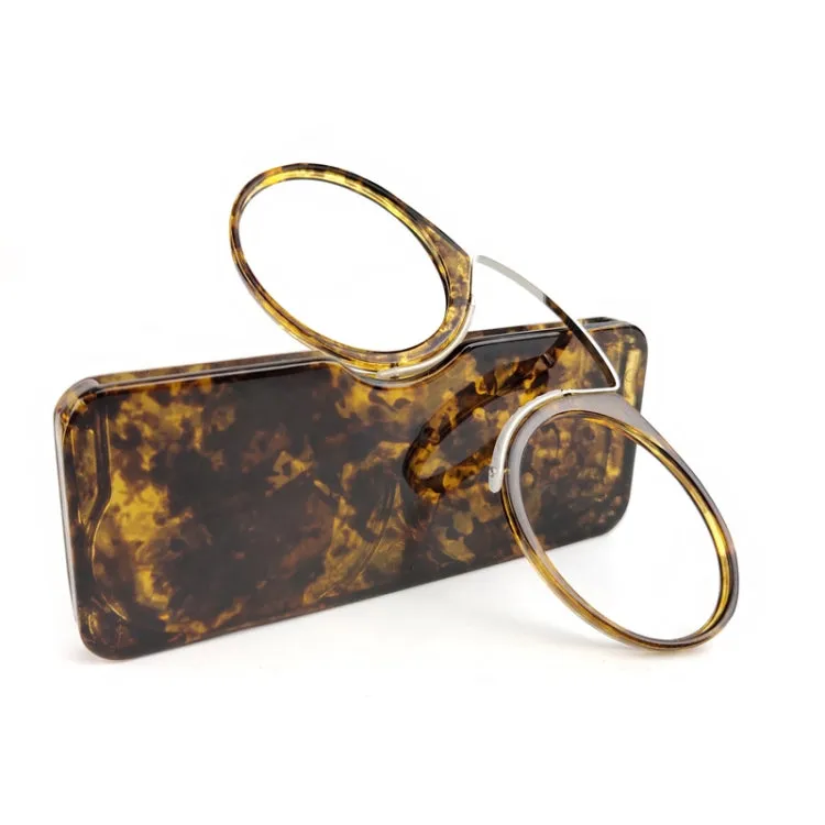 Mini Clip Nose Style Presbyopic Glasses without Temples, Positive Diopters: 3.00(Hawksbill)