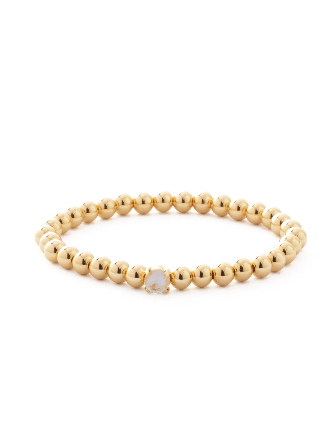 Mini Single Crystal Stretch Bracelet - BFN33BGLTD